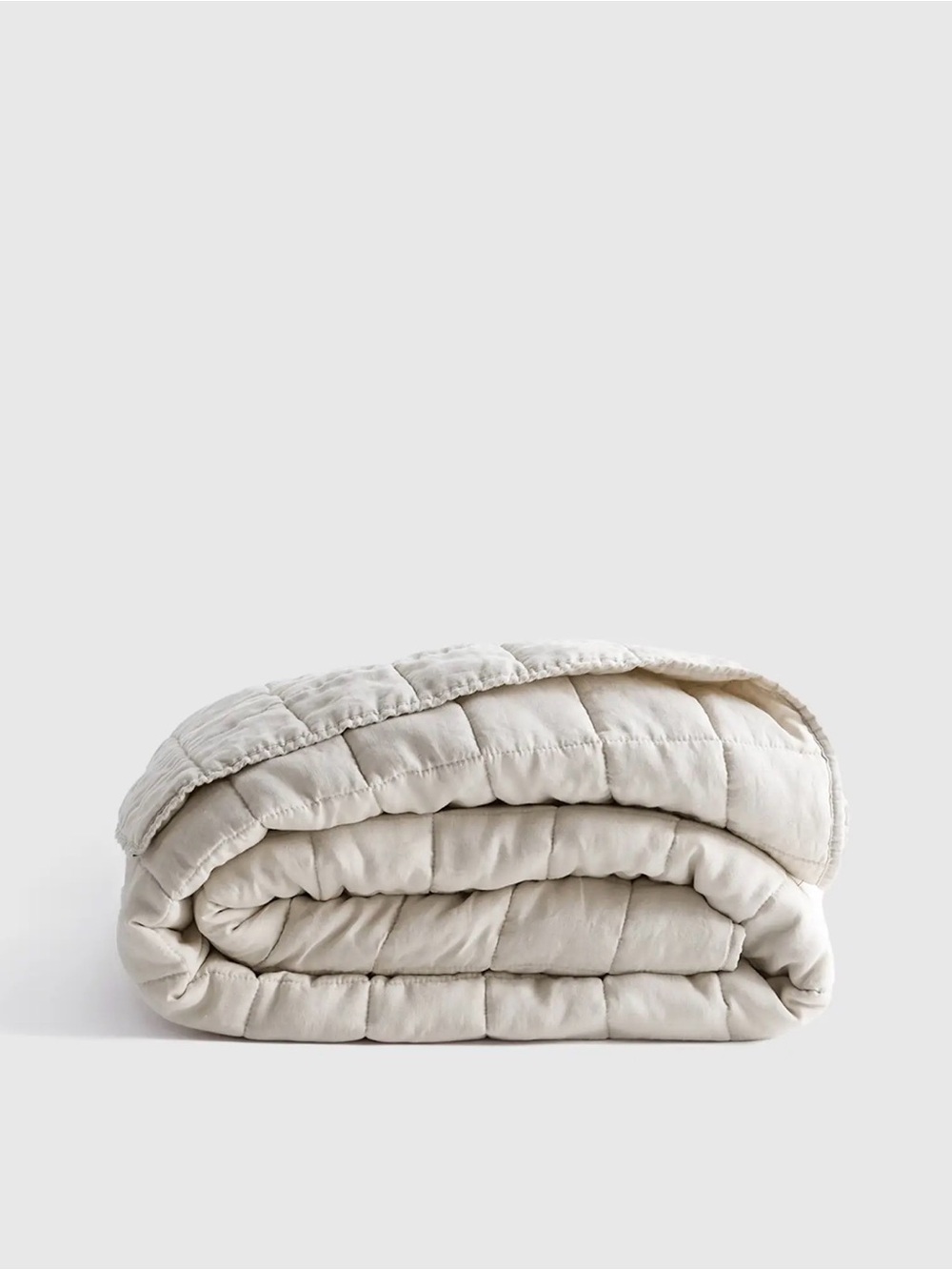 Quince Cream Quilted Comforter
